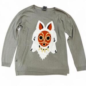 Princess Mononoke long sleeve sweater Sz. S